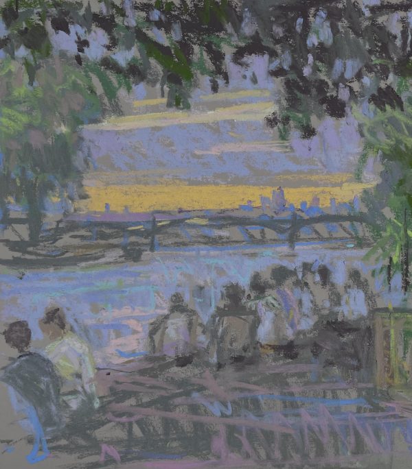 Sunset from the Îsle de la Cité, Paris